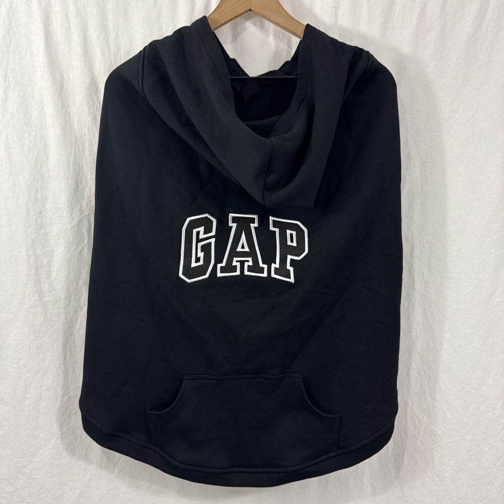 Gap Logo Sz XL Pet Dog Black Sweatshirt Hoodie Pullover Outdoor Casual Preppy
